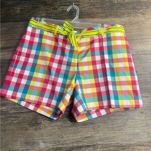 Slazenger Multicolor Scooter Plaid Golf Shorts